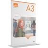 Stojak Nobo Rama akrylowa na biurko Premium Plus, A3