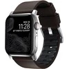 Nomad Aktyvus dirželis Pro rudas, sidabrinis - Apple Watch 49mm/46mm/45mm/44mm/42mm