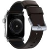 Nomad Active Strap Pro Brown, sidabrinis - Apple Watch 49mm/46mm/45mm/44mm/42mm