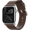 Nomad Išmaniojo laikrodžio Apple odinis dirželis, Rudos spalvos, 42/44mm
