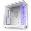 NZXT H6 Flow RGB kompiuterio korpusas, Mid-Tower, ATX, su 3 RGB ventiliatoriais, baltas (CC-H61FW-R1)