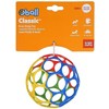 bright starts OBALL Obolas – klasikinis kamuolys 10 cm – daugiaspalvis (10340)