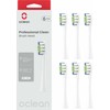 Oclean Professional Clean šepetėlio galvutė P1C1 W06 6vnt Baltas (Baltas)