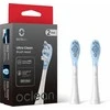 Oclean Ultra Clean 2 vnt. dantų šepetėlio antgaliai, balti