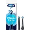 Oral-B iO Ultimate Clean Juodas -vaihtoharjat, musta, 2 kpl