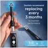 Oral-B iO Ultimate Clean Juodas -vaihtoharjat, musta, 2 kpl