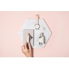 Orbitkey odinis raktų laikiklis, rožinis auksas