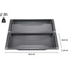 Bosch HEZ530000 Slim universal pan, 39 x 455 x 188 mm, tinka indaplovei