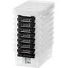 Orthex SmartStore Classic 4 L -säilytyslaatikko kannella, 8 kpl pakkaus