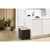 Orthex SmartStore Collect rūšiavimo rinkinys su faneros dangteliu, 76 L, juodas