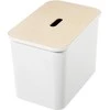 Orthex SmartStore Collect rūšiavimo rinkinys su faneros dangteliu, 76 L, baltas
