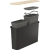 Orthex SmartStore Collect Slim 46 L rūšiavimo rinkinys, juodas