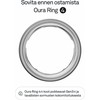 Išmanusis žiedas Oura Ring 4 | 8 dydžio, šlifuoto sidabro spalvos