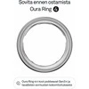 Išmanusis žiedas Oura Ring 4 | 8 dydžio, sidabro spalvos