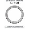 Oura Ring 4 älysormus, Sidabrinis, koko 13