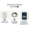 Išmanusis žiedas Oura Ring 4 | 10 dydžio, tamsiai pilkos spalvos