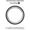 Išmanusis žiedas Oura Ring 4 | 11 dydžio, tamsiai pilkos spalvos