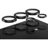 Panzer Glass Apsauginis stiklas 5D Samsung Galaxy S24 Ultra PanzerGlass Hoops kameros apsauga Hoop Optic Rings 1209 juodos spalvos
