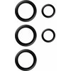 Panzer Glass Apsauginis stiklas 5D Samsung Galaxy S24 Ultra PanzerGlass Hoops kameros apsauga Hoop Optic Rings 1209 juodos spalvos