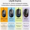 Glorious Model O 2 Mini žaidimų pelė, RGB – juodos spalvos