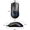 Glorious Model O 2 Mini žaidimų pelė, RGB – juodos spalvos
