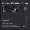 Pelė Keychron BM24-C61 PAW3212 Metal pilka