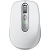 Belaidė pelė Logitech MX Anywhere 3S - RF belaidė + Bluetooth, lazerinis, 8000 DPI, Pale Pilkas (Baltas)