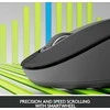 Pelė Logitech Signature M650 L LEFT -langaton hiiri, musta