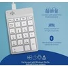 Klaviatūra Carruzzo R-GO TOOLS NUMPAD BREAK NUMERIC - KEYPAD WITH Baltas WIRE