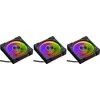 PHANTEKS D30 PWM reguliarus oro srautas D-RGB, 3 pak. - 120 mm, juoda