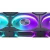 PHANTEKS D30 PWM reguliarus oro srautas D-RGB, 3 pak. - 120 mm, juoda