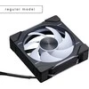 PHANTEKS D30 PWM reguliarus oro srautas D-RGB - 120mm, juoda