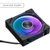 PHANTEKS D30 PWM Reverse Airflow D-RGB - 120mm, juoda