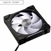 Phanteks D30 PWM Regular Airflow, D-RGB korpuso ventiliatorius, 3-pack – 140mm, juodos spalvos