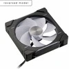 Phanteks D30 PWM Reverse Airflow, D-RGB korpuso ventiliatorius, 3-pack – 140mm, juodos spalvos