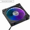 Phanteks D30 PWM Reverse Airflow, D-RGB korpuso ventiliatorius, 3-pack – 140mm, juodos spalvos