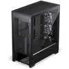 Phanteks Eclipse G370A kompiuterio korpusas, Mid Tower, SSI-EEB, RGB, Tempered Glass – including 3x 120mm Fans, juodos spalvos