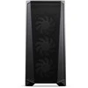 Phanteks Eclipse G370A kompiuterio korpusas, Mid Tower, SSI-EEB, RGB, Tempered Glass – including 3x 120mm Fans, juodos spalvos