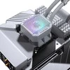 PHANTEKS Glacier One 360M25 Gen2 DRGB All-in-One Liquid Cooler – 360 mm, baltos spalvos