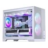 PHANTEKS XT M3 PC-kompiuterio korpusas, Mini-kompiuterio korpusas, mATX, Tempered Glass – baltos spalvos