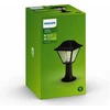 Stalp pentru iluminat exterior Philips Alpenglow, 1xE27, max 60W, IP44 ,302x174mm, Negru