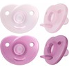 Philips Avent Soothies čiulptukai 100% silikonas 0-6 mėn. Girl 2U