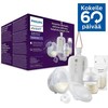 Philips Avent SCF543/11 Hands-free rintapumppu yhdellä keruukupilla + tuttipullo 125ml + 25 rintamaitopussia