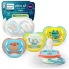 Philips Avent Ultra Air Day &amp; Night tutti, yli 18 kk, 4 kpl, keltainen/sininen