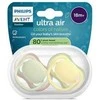 „Philips Avent“ čiulptukas „Ultra Air“, 18 mėn.+, šviesiai žalias/geltonas