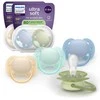 Philips Avent Ultra Soft tutti, 0–6 kk, 4 kpl, monivärinen