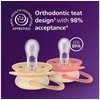 Philips Avent Ultra soft -tutti, 0–6 kk, 2 kpl/pakkaus, keltainen/oranssi, 80 % kasvipohjaisia materiaaleja