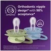 Philips Avent - Ultra soft soother, 0-6m, Žalias/Mėlyna