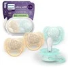 Philips Avent Ultra Soft tutti, 0–6 kk, 4 kpl, vaaleankeltainen/turkoosi