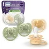 Philips Avent Ultra Soft tutti, 6–18 kk, 4 kpl, beige/vaaleanvihreä